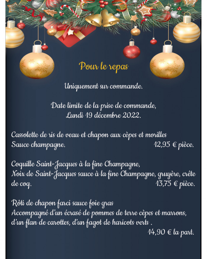 Dépliant Noël