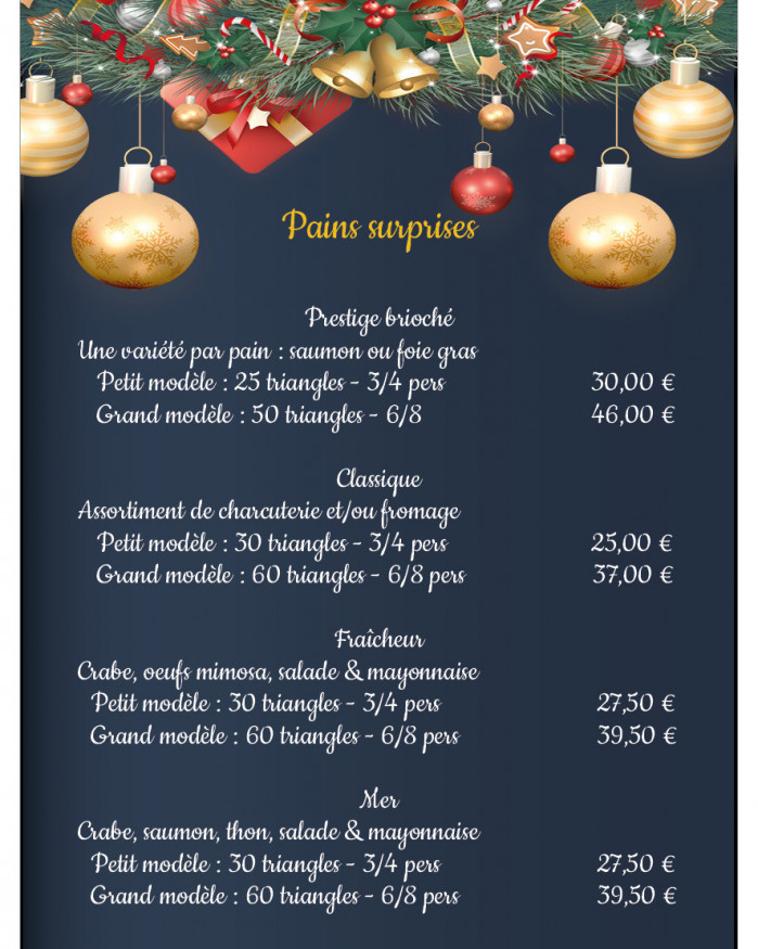 Dépliant Noël