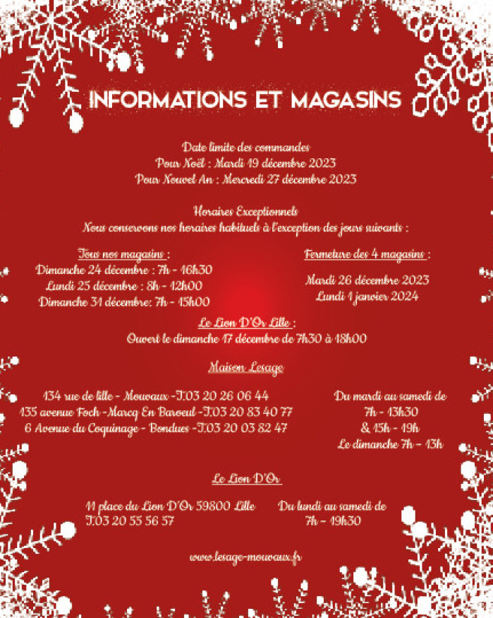 Dépliant Noël